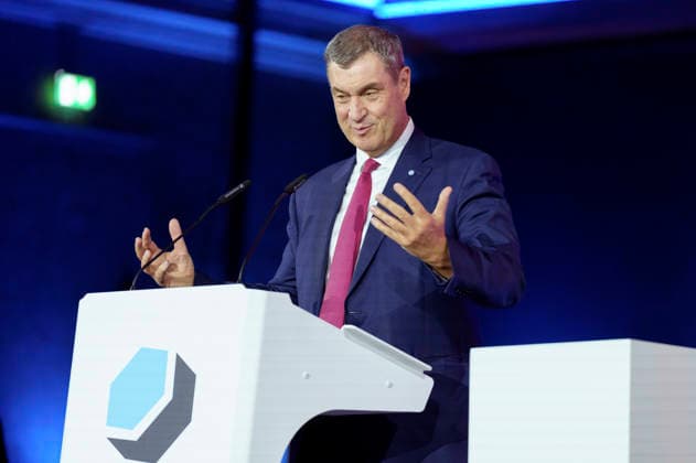 Markus Söder at the presentation of the German Computer Game Award 2026 in the Herkulessaal of the Munich Residence, 29 04 2026 Foto:xN.xKolinzx xFuturexImagex computerspielpreis_6494