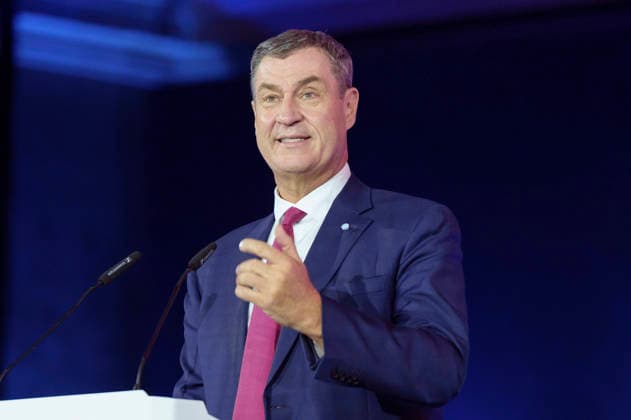Markus Söder at the presentation of the German Computer Game Award 2026 in the Herkulessaal of the Munich Residence, 29 04 2026 Foto:xN.xKolinzx xFuturexImagex computerspielpreis_6496