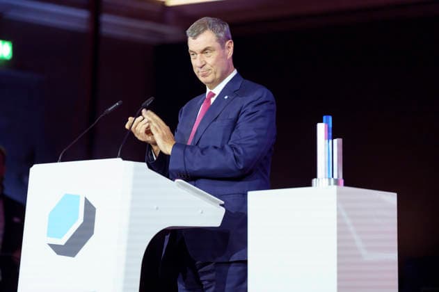 Markus Söder at the presentation of the German Computer Game Award 2026 in the Herkulessaal of the Munich Residence, 29 04 2026 Foto:xN.xKolinzx xFuturexImagex computerspielpreis_6497