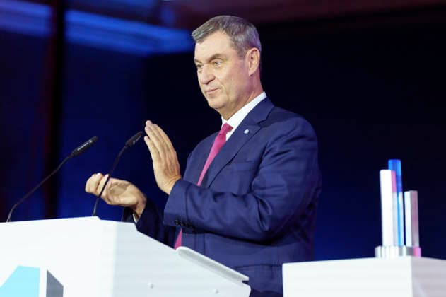 Markus Söder at the presentation of the German Computer Game Award 2026 in the Herkulessaal of the Munich Residence, 29 04 2026 Foto:xN.xKolinzx xFuturexImagex computerspielpreis_6498