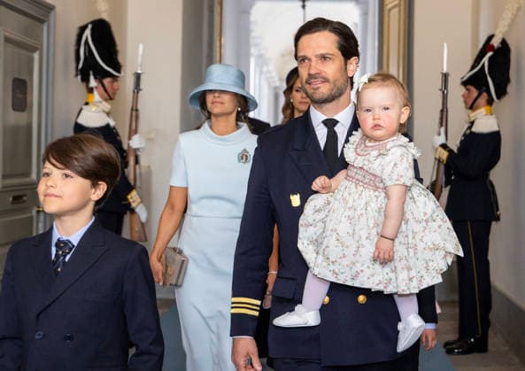 30-04-2026 Sweden Prince Carl Philip and Princess Sofia and Prince Alexander, Prince Gabriel, Prince Julian and Princess Ines attend the Te Deum service at the Royal Chapel to mark the celebrations of King Carl Gustafs 80th birthday in Stockholm, Sweden. Â  Copyright: xPPEx