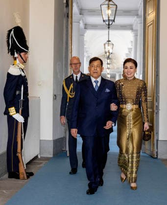 30-04-2026 Sweden King Maha Vajiralongkorn and Queen Suthida of Thailand attend the Te Deum service at the Royal Chapel to mark the celebrations of King Carl Gustafs 80th birthday in Stockholm, Sweden. Â  Copyright: xPPEx