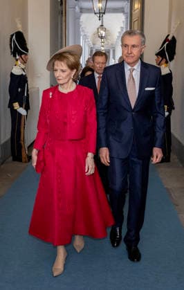 30-04-2026 Sweden Crown Princess Margareta of Romania and Crown Prince Radu of Romania attend the Te Deum service at the Royal Chapel to mark the celebrations of King Carl Gustafs 80th birthday in Stockholm, Sweden. Â  Copyright: xPPEx