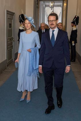 30-04-2026 Sweden Philip, Hereditary Prince of Yugoslavia and his wife Princess Danica, Hereditary Princess of Serbia attend the Te Deum service at the Royal Chapel to mark the celebrations of King Carl Gustafs 80th birthday in Stockholm, Sweden. Â  Copyright: xPPEx