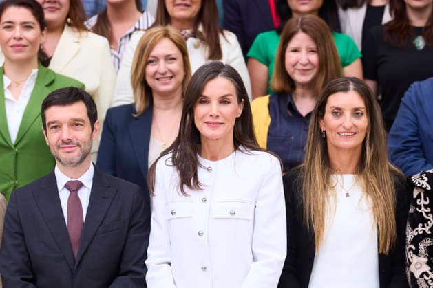 30-04-2026 Madrid Queen Letizia during a meeting with Romani women and the Romani secretariat foundation, FSG, at the headquarters of the Romani Secretariat Foundation in Madrid. No Spain Â  Copyright: xPPEx