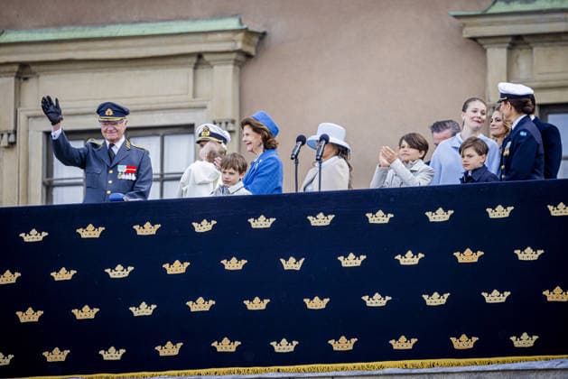 30-04-2026 Outer attend the Swedish Armed Forces tribute on the Outer Courtyard of the Royal palace as part of the celebrations of King Carl Gustafs 80th birthday in Stockholm, Sweden. Â  Copyright: xPPEx