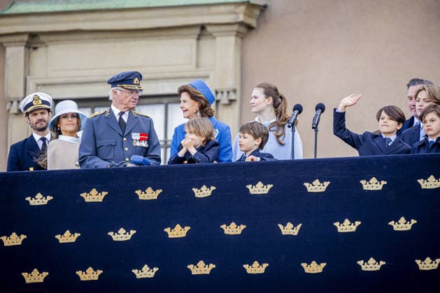 30-04-2026 Outer attend the Swedish Armed Forces tribute on the Outer Courtyard of the Royal palace as part of the celebrations of King Carl Gustafs 80th birthday in Stockholm, Sweden. Â  Copyright: xPPEx