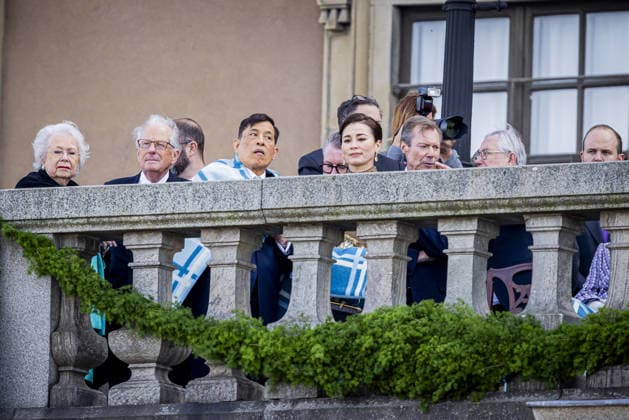30-04-2026 Outer attend the Swedish Armed Forces tribute on the Outer Courtyard of the Royal palace as part of the celebrations of King Carl Gustafs 80th birthday in Stockholm, Sweden. Â  Copyright: xPPEx