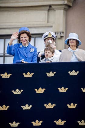 30-04-2026 Outer attend the Swedish Armed Forces tribute on the Outer Courtyard of the Royal palace as part of the celebrations of King Carl Gustafs 80th birthday in Stockholm, Sweden. Â  Copyright: xPPEx