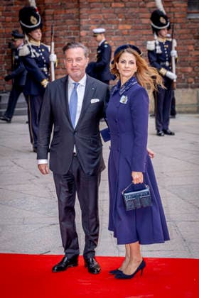 30-04-2026 Lunch Princess Madeleine and Chris O Neill arrive for a lunch at the City Hall as part of the celebrations of King Carl Gustaf s 80th birthday in Stockholm, Sweden. Â  Copyright: xPPEx