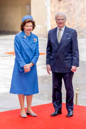 30-04-2026 Lunch King Carl XVI Gustaf and Queen Silvia arrive for a lunch at the City Hall as part of the celebrations of King Carl Gustaf s 80th birthday in Stockholm, Sweden. Â  Copyright: xPPEx