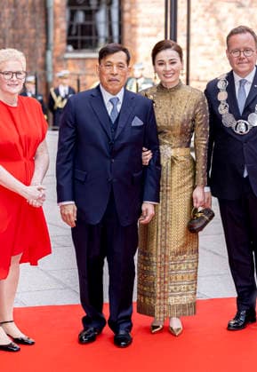 30-04-2026 Lunch King Maha Vajiralongkorn and Queen Suthida of Thailand arrive for a lunch at the City Hall as part of the celebrations of King Carl Gustaf s 80th birthday in Stockholm, Sweden. Â  Copyright: xPPEx