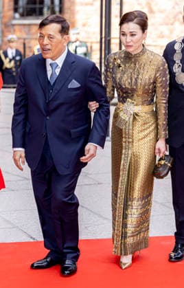 30-04-2026 Lunch King Maha Vajiralongkorn and Queen Suthida of Thailand arrive for a lunch at the City Hall as part of the celebrations of King Carl Gustaf s 80th birthday in Stockholm, Sweden. Â  Copyright: xPPEx