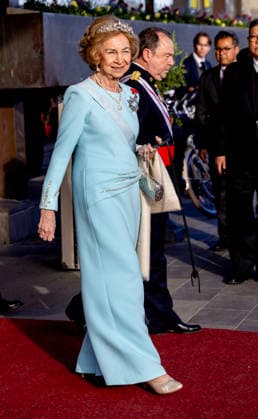 30-04-2026 Gala Queen Sofia arriving for the galadinner at the Royal palace to mark the celebrations of King Carl Gustafs 80th birthday in Stockholm, Sweden. Â  Copyright: xPPEx