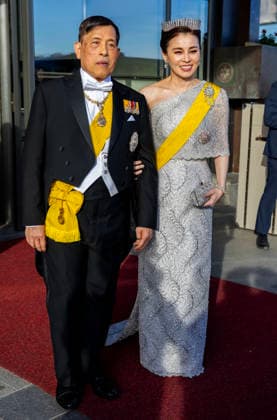 30-04-2026 Gala King Maha Vajiralongkorn and Queen Suthida of Thailand arriving for the galadinner at the Royal palace to mark the celebrations of King Carl Gustafs 80th birthday in Stockholm, Sweden. Â  Copyright: xPPEx