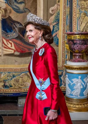 30-04-2026 Gala King Carl XVI Gustaf and Queen Silvia arriving for the galadinner at the Royal palace to mark the celebrations of King Carl Gustafs 80th birthday in Stockholm, Sweden. Â  Copyright: xPPEx