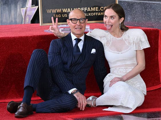 Stanley Tucci and Emily Blunt Honored with Star on Hollywood Walk of Fame Stanley Tucci and Emily Blunt at their Hollywood Walk of Fame Star ceremony on April 30, 2026 in Hollywood, CA. Hollywood Hollywood Walk of Fame California USA Copyright: xLisaxOConnorx xAFF-USA.comx