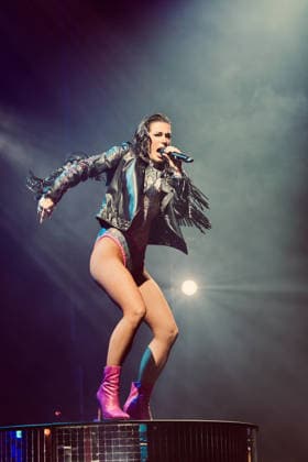 Premiere Roncalli s Apollo Variete POP Culture Scene from the dance show Düsseldorf Apollo Theater NRW Germany