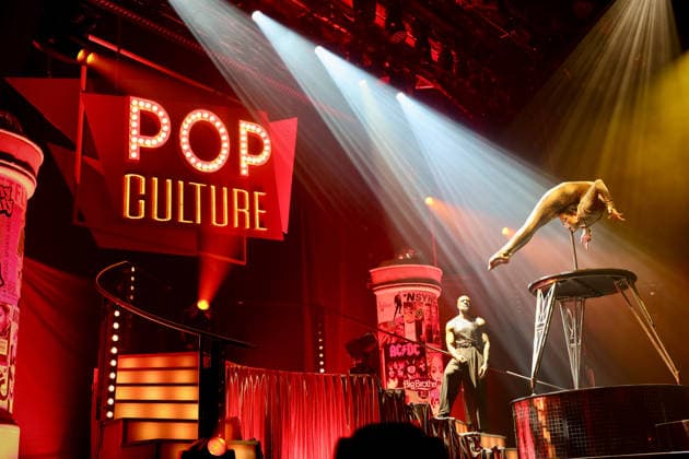 Premiere Roncalli s Apollo Variete POP Culture Scene from the dance show Düsseldorf Apollo Theater NRW Germany
