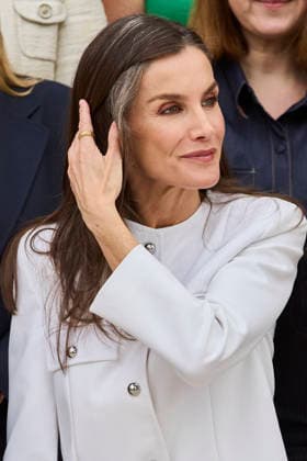 April 30, 2026, Madrid, Madrid, Spain: QUEEN LETIZIA of Spain attends a meeting with a representative group of Roma women Madrid Spain  - ZUMAc260 20260430_zep_c260_015 Copyright: xMikexChicorrox