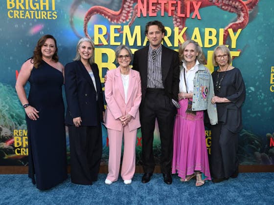 ˜Remarkably Bright Creatures™ Los Angeles Premiere Shelby Van Pelt, Olivia Newman, Sally Field, Lewis Pullman, Beth Grant and Kathy Baker arriving to Remarkably Bright Creatures Los Angeles premiere held at the Tudum Theater on April 30, 2026 in Hollywood, CA. Hollywood Tudum Theater California USA Copyright: xLisaxOConnorx xAFF-USA.comx