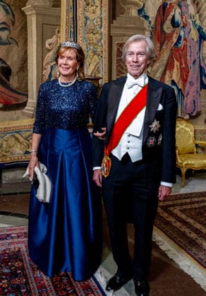 30-04-2026 Gala Princess Ursula of Bavaria and Prince Leopold of Bavaria arriving for the galadinner at the Royal palace to mark the celebrations of King Carl Gustafs 80th birthday in Stockholm, Sweden. Â  Copyright: xPPEx