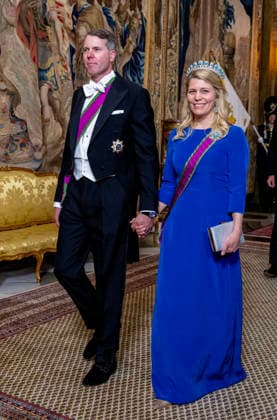30-04-2026 Gala Princess Kelly of Saxe-Coburg and Gotha and Prince Hubertus of Saxe-Coburg and Gotha arriving for the galadinner at the Royal palace to mark the celebrations of King Carl Gustafs 80th birthday in Stockholm, Sweden. Â  Copyright: xPPEx