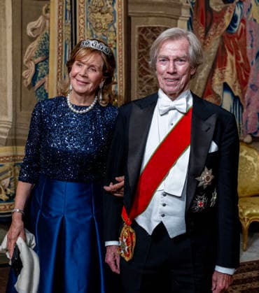 30-04-2026 Gala Princess Ursula of Bavaria and Prince Leopold of Bavaria arriving for the galadinner at the Royal palace to mark the celebrations of King Carl Gustafs 80th birthday in Stockholm, Sweden. Â  Copyright: xPPEx