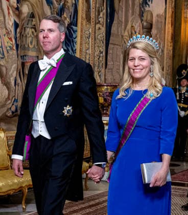 30-04-2026 Gala Princess Kelly of Saxe-Coburg and Gotha and Prince Hubertus of Saxe-Coburg and Gotha arriving for the galadinner at the Royal palace to mark the celebrations of King Carl Gustafs 80th birthday in Stockholm, Sweden. Â  Copyright: xPPEx
