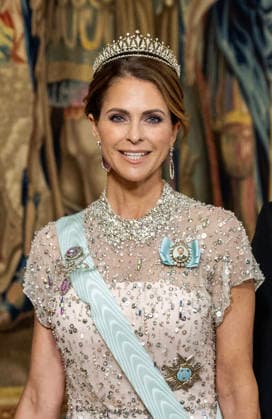 30-04-2026 Gala Princess Madeleine arriving for the galadinner at the Royal palace to mark the celebrations of King Carl Gustafs 80th birthday in Stockholm, Sweden. Â  Copyright: xPPEx