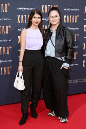Daniela Sepehri and guest at the premiere of the ARD documentary series Xatar Ein Leben ist nicht genug at Fotografiska Berlin Berlin, 30 04 2026 Foto:xN.xKubelkax xFuturexImagex xatar_6406