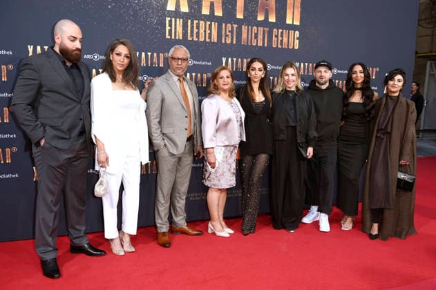 Farvah Hajab, widow of Xatar, with family members at the premiere of the ARD documentary series Xatar Ein Leben ist nicht genug at Fotografiska Berlin Berlin, 30 04 2026 Foto:xN.xKubelkax xFuturexImagex xatar_6431