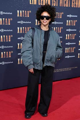 Aminata Belli at the premiere of the ARD documentary series Xatar Ein Leben ist nicht genug at Fotografiska Berlin Berlin, 30 04 2026 Foto:xN.xKubelkax xFuturexImagex xatar_6457