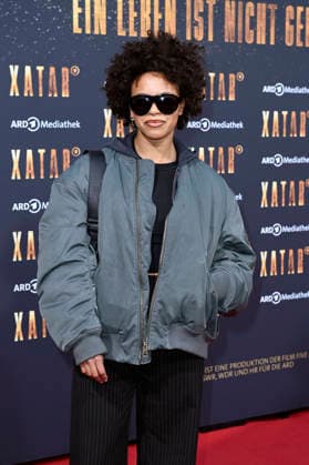 Aminata Belli at the premiere of the ARD documentary series Xatar Ein Leben ist nicht genug at Fotografiska Berlin Berlin, 30 04 2026 Foto:xN.xKubelkax xFuturexImagex xatar_6458