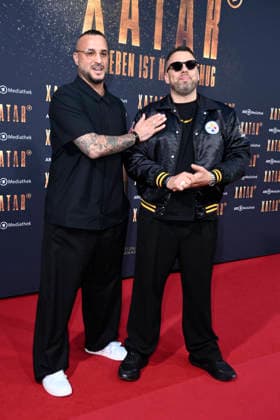 Loco Dice and BENDMA at the premiere of the ARD documentary series Xatar Ein Leben ist nicht genug at Fotografiska Berlin Berlin, 30 04 2026 Foto:xN.xKubelkax xFuturexImagex xatar_6470