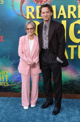 Los Angeles Premiere Of Netflix s Remarkably Bright Creatures 30 April 2026 . Los Angeles, California - Sally Field and Lewis Pullman At Los Angeles Premiere Of Netflix s Remarkably Bright Creatures held at The Netflix Tudum Theater in Los Angeles., Credit:Sadou Faye Avalon United States, CA, Los Angeles, Netflix Tudum Theater  Copyright: xSadouxFayex xAvalonx 1095598656