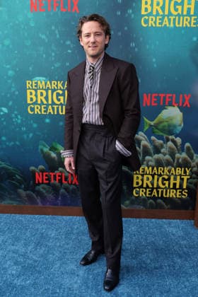 Los Angeles Premiere Of Netflix s Remarkably Bright Creatures 30 April 2026 . Los Angeles, California - Lewis Pullman At Los Angeles Premiere Of Netflix s Remarkably Bright Creatures held at The Netflix Tudum Theater in Los Angeles., Credit:Sadou Faye Avalon United States, CA, Los Angeles, Netflix Tudum Theater  Copyright: xSadouxFayex xAvalonx 1095598455