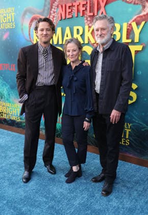 Los Angeles Premiere Of Netflix s Remarkably Bright Creatures 30 April 2026 . Los Angeles, California, Lewis Pullman, , Tamara Hurwitz, Bill Pullmant At Los Angeles Premiere Of Netflix s Remarkably Bright Creatures held at The Netflix Tudum Theater in Los Angeles., Credit:Sadou Faye Avalon United States, CA, Los Angeles, Netflix Tudum Theater  Copyright: xSadouxFayex xAvalonx 1095598497
