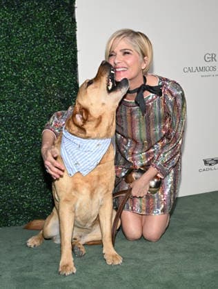 Calamigos Ranch Leading Hotels of the World Accreditation Celebration Selma Blair and Scout arriving to Calamigos Ranch Leading Hotels of the World Accreditation Celebration at Calamigos Ranch Resort & Spa on May 1, 2026 in Malibu, CA. Malibu Calamigos Ranch Resort & Spa California USA Copyright: xLISAxOConnor AFF-USA.comx