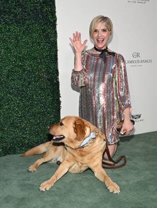 Calamigos Ranch Leading Hotels of the World Accreditation Celebration Selma Blair and Scout arriving to Calamigos Ranch Leading Hotels of the World Accreditation Celebration at Calamigos Ranch Resort & Spa on May 1, 2026 in Malibu, CA. Malibu Calamigos Ranch Resort & Spa California USA Copyright: xLISAxOConnor AFF-USA.comx