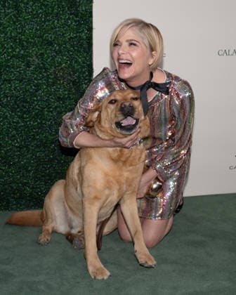 May 1, 2026, Malibu, California, USA: American actress, author, and advocate SELMA BLAIR, 53, and and SCOUT attends Calamigos Ranch Resort & Spa Leading Hotels of the World Accreditation Celebration. Malibu USA  - ZUMAb173 20260501_aap_b173_018 Copyright: xBillyxBennightx