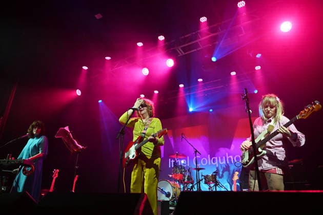 Gina Birch performing at Electric Ballroom in London LONDON, ENGLAND - MAY 01: Jenny Green, Gina Birch and Lily Wolter performing at Electric Ballroom, Camden on May 01, 2026 in London, England. CAP MAR MAR Great Britain Copyright: xMartinxHarris CapitalxPicturesx