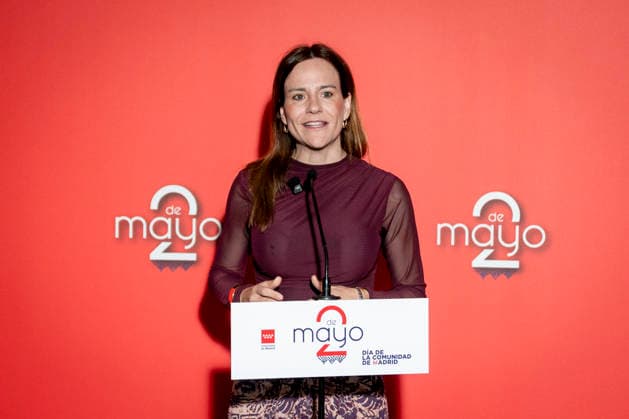 Presentation of the Grand Crosses of the Order of Dos de Mayo Vox spokeswoman in the Assembly of Madrid, Isabel Monino, during the presentation of the Grand Crosses of the Order of Dos de Mayo, at the Puerta del Sol in Madrid, on May 2, 2026, in Madrid Spain The Governing Council of the Community of Madrid awards the Grand Cross of the Order of Dos de Mayo to 14 personalities, institutions and social entities in recognition of their professional careers, solidarity and example 02 MAY 2026 A Pé Espana  Copyright: xA.xPÃ rezxMecax 7492166