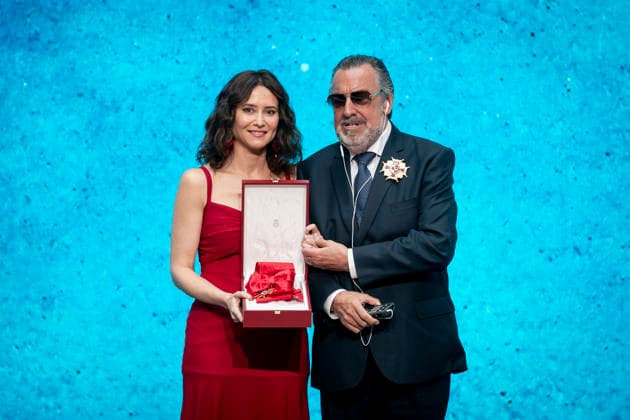Presentation of the Grand Crosses of the Order of Dos de Mayo The President of the Community of Madrid, Isabel Díaz Ayuso, and the President of ONCE, Miguel Carballeda Pineiro, during the presentation of the Grand Crosses of the Order of Dos de Mayo, at the Puerta del Sol in Madrid, on May 2, 2026, in Madrid Spain The Governing Council of the Community of Madrid awards the Grand Cross of the Order of Dos de Mayo to 14 personalities, institutions and social entities in recognition of their professional careers, solidarity and example 02 MAY 2026 A Pé Espana Copyright: xA.xPÃ rezxMecax 7492484