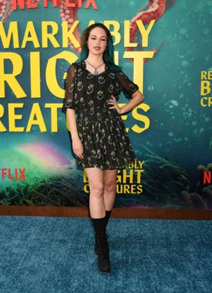 Los Angeles Premiere Of Netflix s Remarkably Bright Creatures - Arrivals LOS ANGELES, CALIFORNIA - APRIL 30: Alexis Knapp attends the Los Angeles Premiere of Netflix s Remarkably Bright Creatures at the Netflix Tudum Theater on April 30, 2026 in Los Angeles, California., Credit:Jeffrey Mayer Avalon United States, CA, Los Angeles, Netflix Tudum Theater  Copyright: xJeffreyxMayerx xAvalonx 1095839500