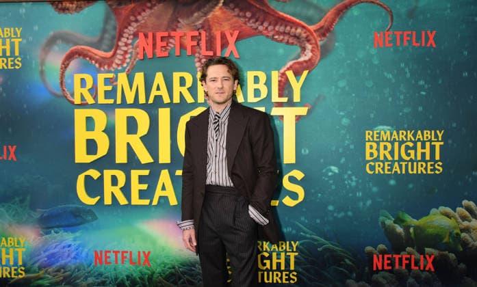 Los Angeles Premiere Of Netflix s Remarkably Bright Creatures - Arrivals LOS ANGELES, CALIFORNIA - APRIL 30: Lewis Pullman attends the Los Angeles Premiere of Netflix s Remarkably Bright Creatures at the Netflix Tudum Theater on April 30, 2026 in Los Angeles, California., Credit:Jeffrey Mayer Avalon United States, CA, Los Angeles, Netflix Tudum Theater  Copyright: xJeffreyxMayerx xAvalonx 1095841815