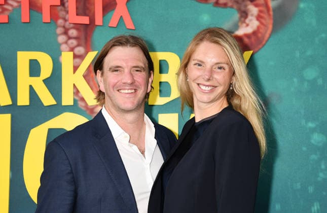 Los Angeles Premiere Of Netflix s Remarkably Bright Creatures - Arrivals LOS ANGELES, CALIFORNIA - APRIL 30: (L-R) Bryan Unkeless and Mandolin Beckner attend the Los Angeles Premiere of Netflix s Remarkably Bright Creatures at the Netflix Tudum Theater on April 30, 2026 in Los Angeles, California., Credit:Jeffrey Mayer Avalon United States, CA, Los Angeles, Netflix Tudum Theater  Copyright: xJeffreyxMayerx xAvalonx 1095842912