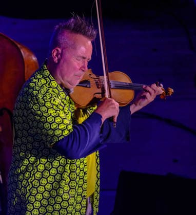 Nigel Kennedy. Cheltenham Jazz Festival. Cheltenham UK. 1 May 2026. B5776. Cheltenham Jazz Festival.Violin Virtuoso Nigel Kennedy celebrating his 70th birthday with Alec Dankworth, son of Johnny Dankworth & Cleo Lane. Entertaining a sell out Cheltenham T Nigel Kennedy. Cheltenham Jazz Festival. Cheltenham UK. 1 May 2026. B5776. Cheltenham Jazz Festival.Violin Virtuoso Nigel Kennedy celebrating his 70th birthday with Alec Dankworth, son of Johnny Dankworth & Cleo Lane. Entertaining a sell out Cheltenham Town audience., Credit:Charlie Bryan Avalon  Copyright: xCharliexBryanx xAvalonx 1095850093
