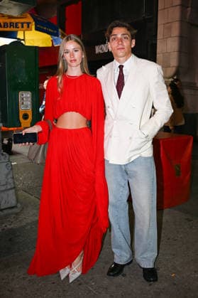 Armand Duplantis and Desire Inglander Arrivals and exits at Vogues Pre Met Gala Party at Madame Tussauds in Times Square, New York City, NY, USA, May 1, 2026 Gedeon Taieb Bestimage Celebs attending Vogues Pre Met Gala Party at Madame Tussauds in Times Square, New York New York Etats Unis  Copyright: xGedeonxTaiebx xBestimagexGedeonxTaiebx xBestimagex