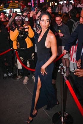 Laura Harrier Arrivals and exits at Vogues Pre Met Gala Party at Madame Tussauds in Times Square in New York City, NY, USA, May 1, 2026 Gedeon Taieb Bestimage Celebs attending Vogues Pre Met Gala Party at Madame Tussauds in Times Square, New York New York Etats Unis  Copyright: xGedeonxTaiebx xBestimagexGedeonxTaiebx xBestimagex
